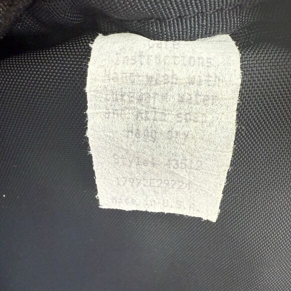 Vintage Jansport 1990s Multi Pocket Black Backpack USA Geometric Pattern - Picture 7 of 11